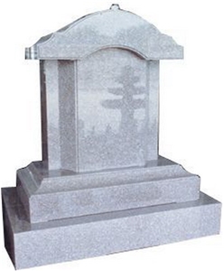 White Granite Monument, Tombstone