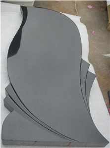 Shanxi Black Tombstone Russian Style, Shanxi Black Granite Tombstone