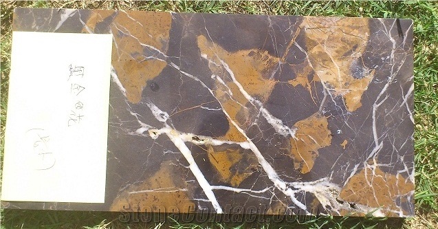 BLACK aND GOLD, Michaelangelo Black Marble Slabs