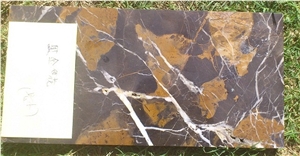 BLACK aND GOLD, Michaelangelo Black Marble Slabs