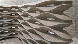 Coral Stone Interior Stone Panel, Coralina Beige Coral Stone 3d Home Decor