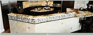 Brazil Granite Kitchen Tops, Golden Queen Yellow Granite