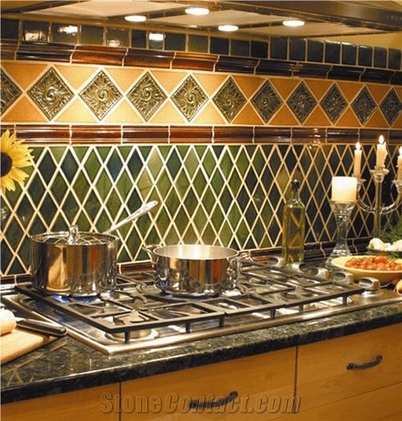 Kitchen Design, Ceramic Backsplash