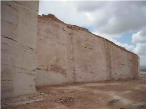 Beige Travertine Stone Block, Nadooshan Beige Travertine Block