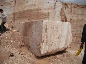 Persian Cream Travertine Blocks, Iran Beige Travertine Persian Cream Travertine Blocks, Iran Beige Travertine