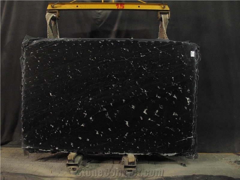 Via Lactea Granite Slabs, Brazil Black Granite