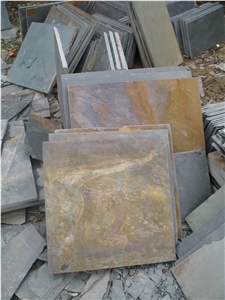 Chinese Rusty Yellow Slate Tile,Slate Floor Tiles,Slate Wall Tiles,Slate Stone Flooring,Slate Tiles,Slate Slabs