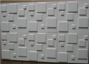 Feature Wall, Cast Stone Composite White Marble Wall Feature Wall, Cast Stone Composite White Marble Wall