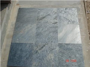 Slate Stone Floor Tiles, Silver Grey Slate