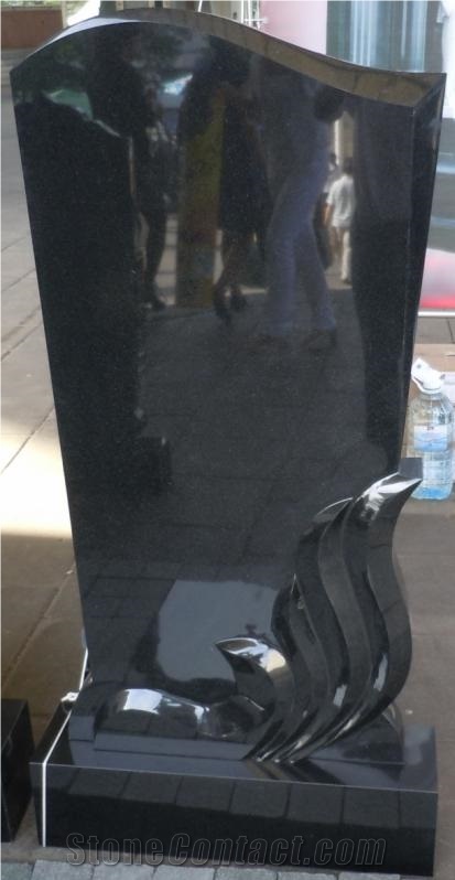 Shanxi Black Granite Monument, China Black Granite Monument