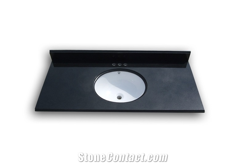 Menggu Black Granite Vanity Tops