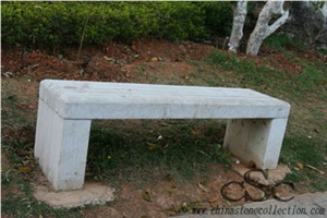 Grey Granite Exterior Bench