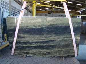 Verde Bamboo Green Quartzite Slabs, Brazil Green Quartzite Verde Bamboo Green Quartzite Slabs, Brazil Green Quartzite