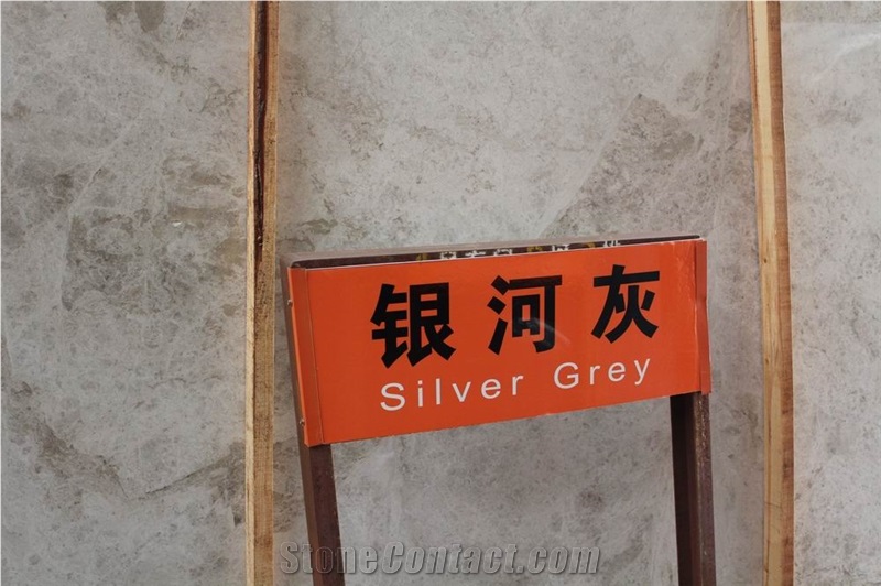Kutahya Sliver Grey, Silver Grey Marble Slabs,Greece Grey Marble, Real Silver Marble Slabs