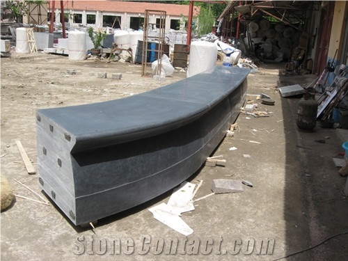 G301 Bench, G301 Black Granite Bench