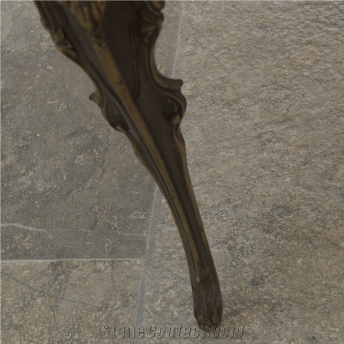 Transylvania Gray Limestone Composition, Antique