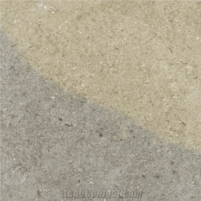 Transylvania Silver Bicolor Limestone Slabs, Romania Grey Limestone
