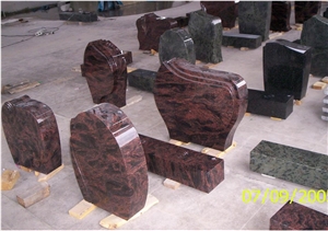 Head Stone Red Multi Granites, India Granite Tombstone & Monument