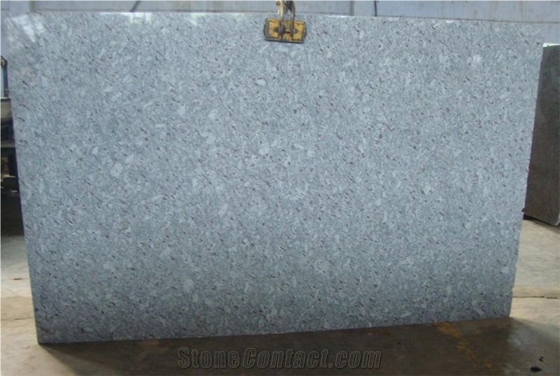White Pearl Granite, White Galaxy Granite Slabs