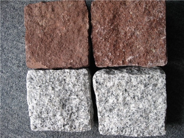 Paving Stones, Sesame White Granite
