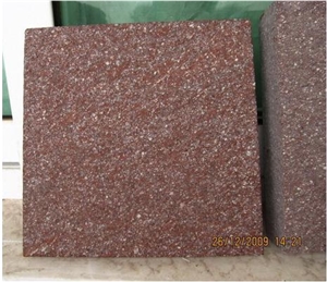 Red Porphyry Paving Stones, Porphyry Red Granite