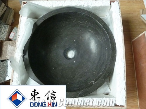 China Honed Bluestone Basin