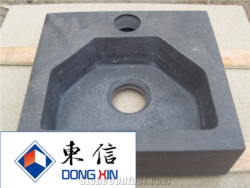 China Honed Bluestone Basin