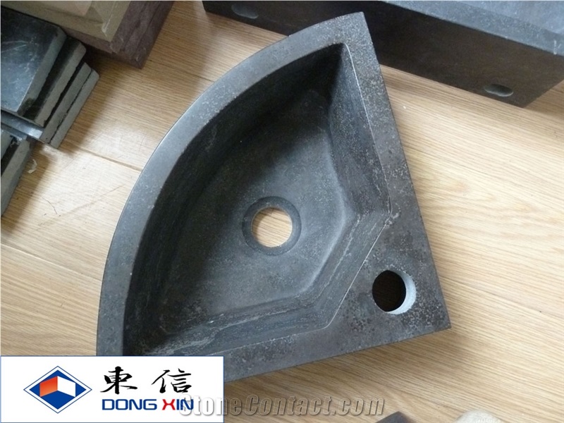 China Honed Bluestone Basin