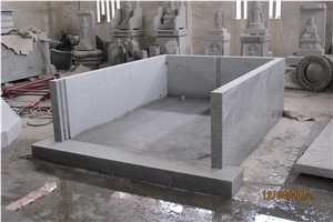 2 Crypts Mausoleum, Padang Grey Granite Mausoleum, Columbarium