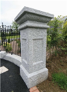 Classic Grey Granite Pillars
