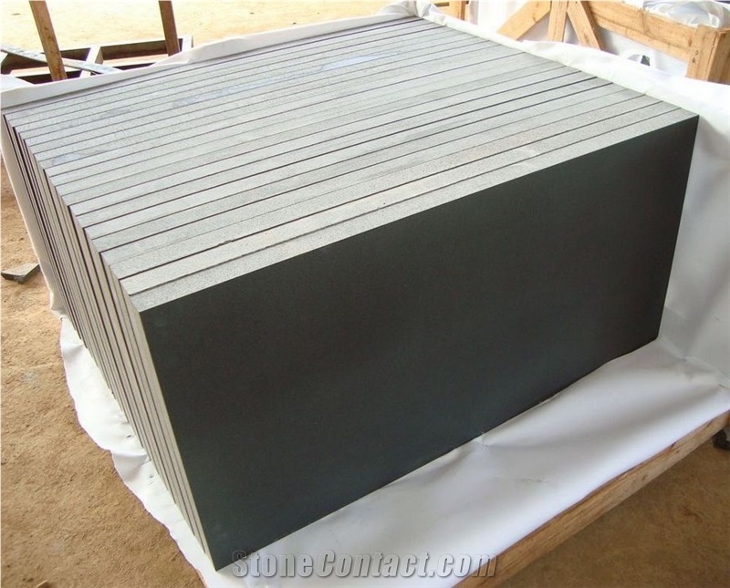 Polished Fuding Black Basalt Tiles