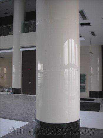Round Roman Stone Column