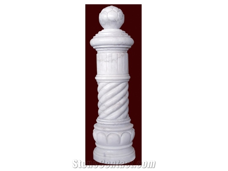 White Marble Column
