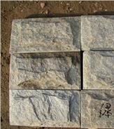 Mushroom Stone Wall Tiles, Yellow Slate Mushroom Stone