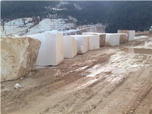 Thassos Snow White Marble Blocks, Greece White Marble