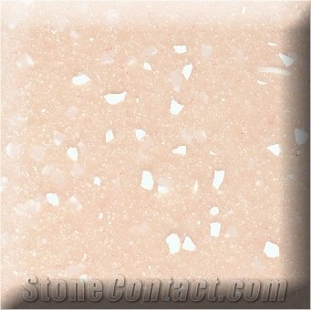 Solid Surface Pure Acrylic Stone Pink