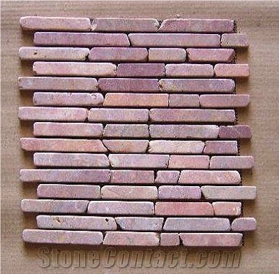 Stone Mosaic, Red Marble Mosaic