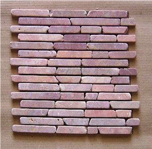 Stone Mosaic, Red Marble Mosaic