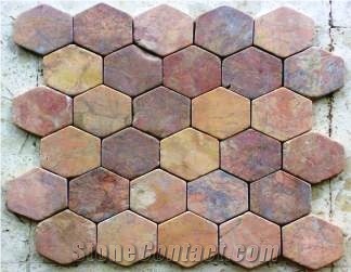 Stone Mosaic, Red Marble Mosaic