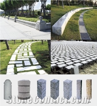 Grey Granite Kerbstone