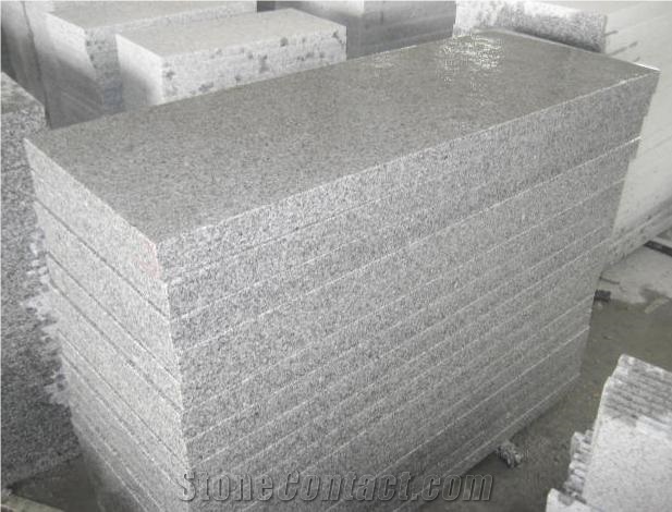 G603 Granite Steps, Sesame White Granite Stairs
