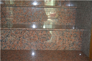 Maple Red Granite Stairs, G562 Red Granite Stairs