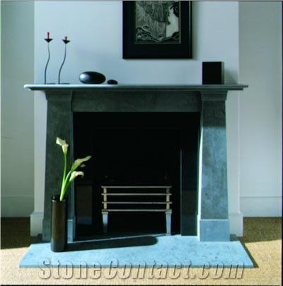 Black Granite Fireplace Mantel
