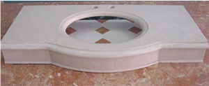 White Marble Vanity Top