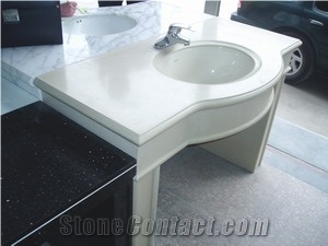 White Vanity Top