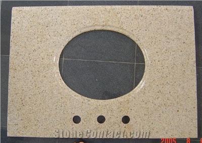 Yellow Granite Vanity Top
