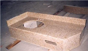 G682 Yellow Granite Vanity Top