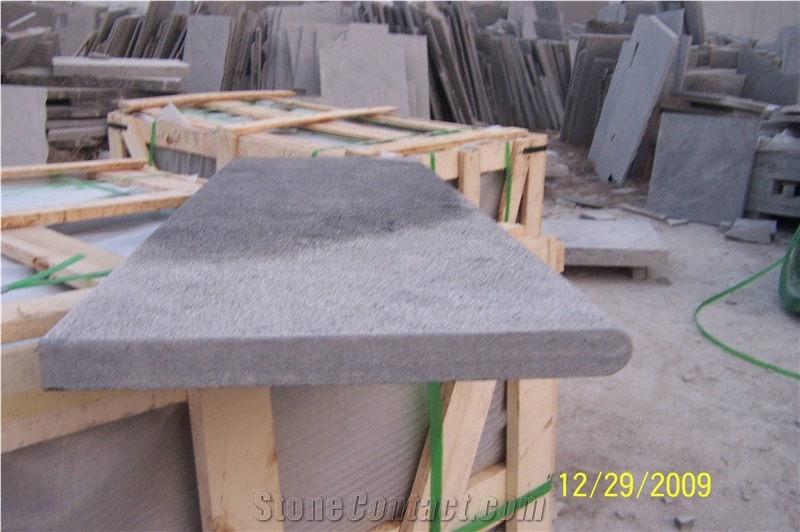 Blue Limestone Steps