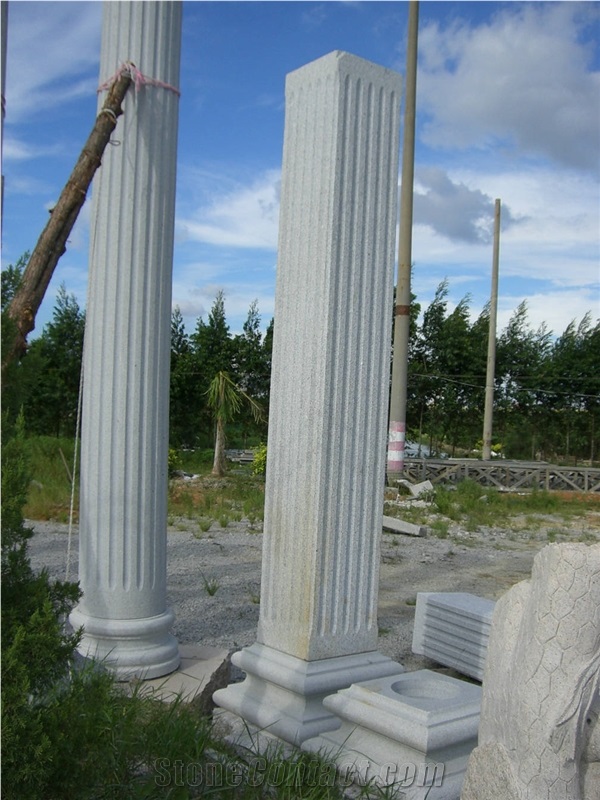 G603 Grey Granite Column