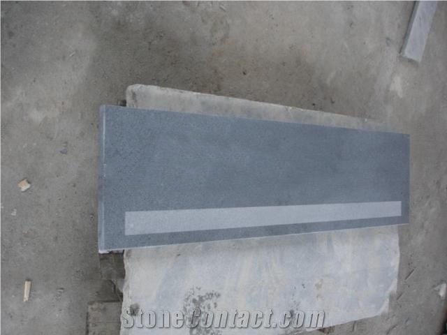 China G664 Pink, Brown Granite, Porrino/Luoyuan Red Cheap Granite in Stair Steps with Anti Slip, Bullnose Round Long Edge, Treads and Risers